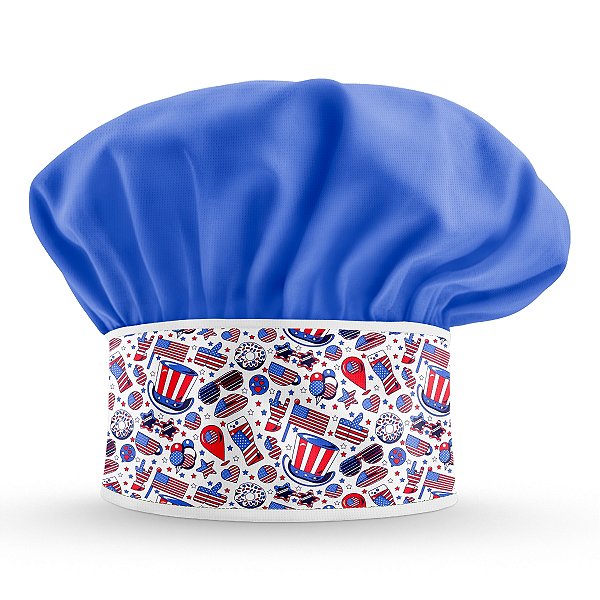 Chapéu Para Chef de Cozinha Americano EUA - Dr Chef