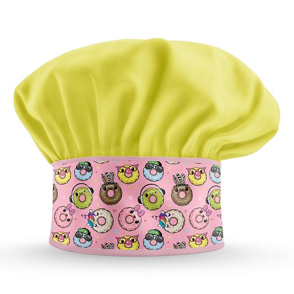 Chapéu Para Chef de Cozinha Donuts Unicórnio - Dr Chef