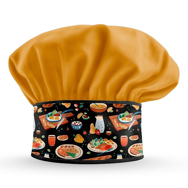 Chapéu Para Chef de Cozinha Picadinhos - Dr Chef