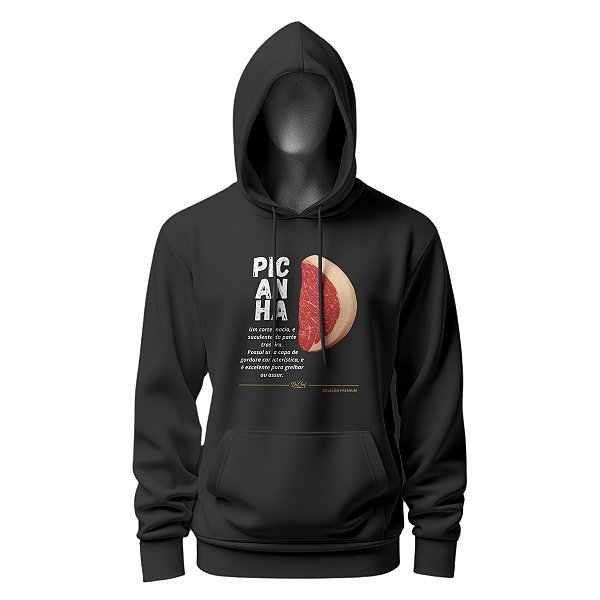 Moletom Chef De Cozinha Unissex Estampa Picanha - Dr Chef