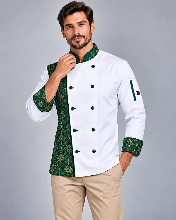 Dolmã Chef de Cozinha Executive Luxury - Dr Chef