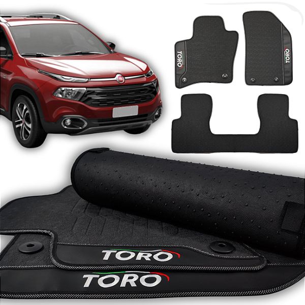 Tapete Toro 2016 a 2025 - 3 peças - Linha Premium