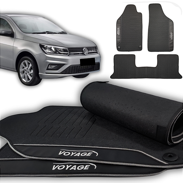 Tapete Voyage 2016 a 2023 - 3 peças - Linha Premium
