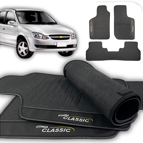 Tapete Corsa Classic  - 3 peças - Linha Premium