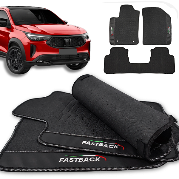 Tapete Fastback 2023 a 2025 - 3 peças - Linha Premium