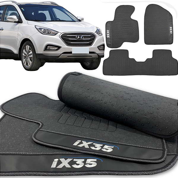 Tapete IX35 2011 a 2022 - 3 peças - Linha Premium