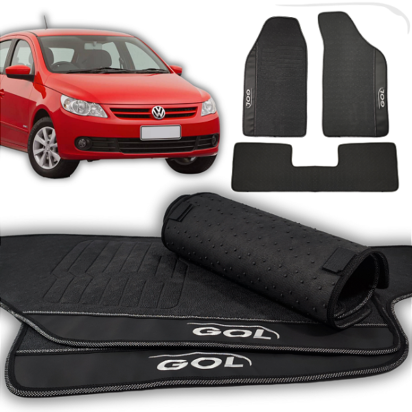 Tapete Gol 2008 a 2012 - 3 peças - Linha Premium