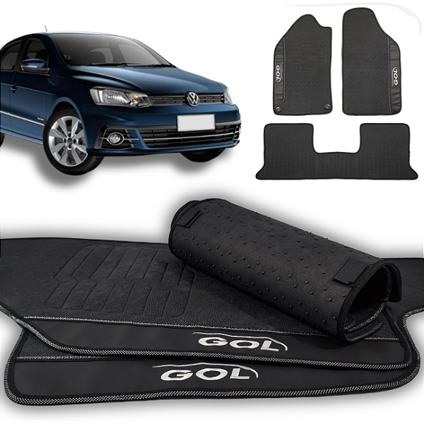 Tapete Gol G7 2016 Adiante - 3 peças - Linha Premium