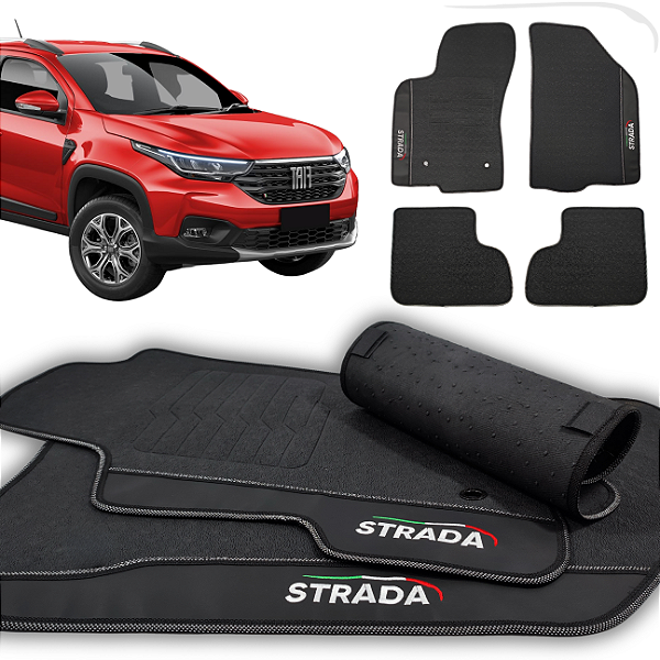Tapete Strada 2020 a 2025 - 4 peças - Linha Premium