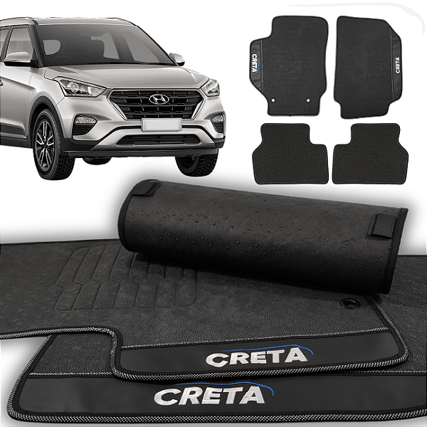 Tapete Creta 2017 a 2021 - 4 peças - Linha Premium