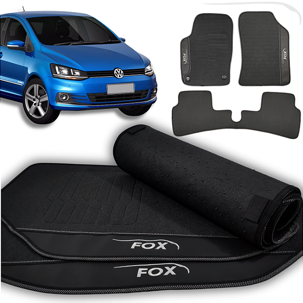 Tapete Fox 2017 a 2022 - 3 peças - Linha Premium
