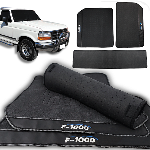 Tapete F1000 1979 a 1998- 3 peças - Linha Premium