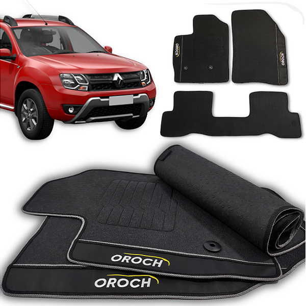 Tapete Oroch 2015 a 2019 - 3 peças - Linha Premium