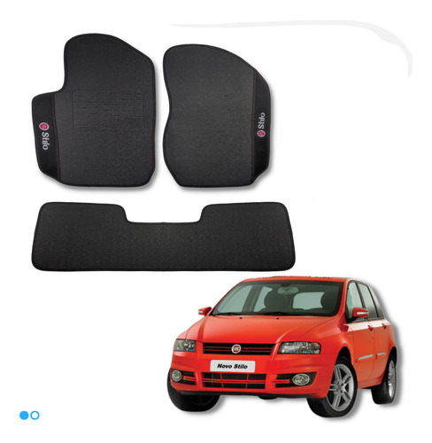 Tapete Stilo 2008 a 2010 - 3 peças - Linha Premium