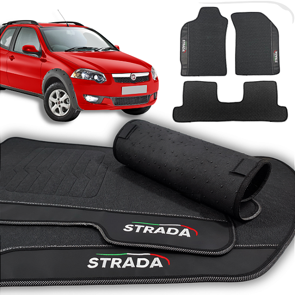 Tapete Strada Cd 1999 a 2012 - 3 peças - Linha Premium