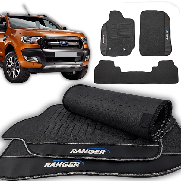 Tapete Ranger 2013 a 2022 - 3 peças - Linha Premium