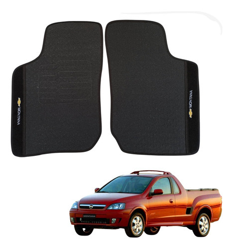 Tapete Montana Cabine Simples 2003 a 2009 - 2 peças - Linha Premium