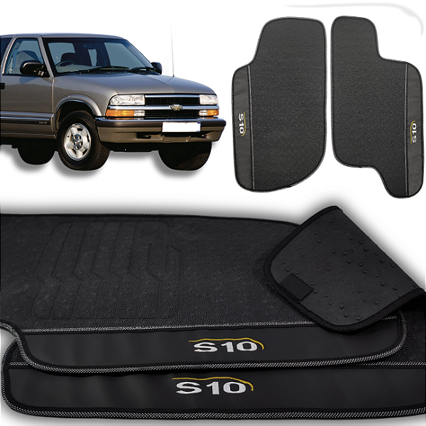 Tapete S10 1996 a 2011 - 2 peças - Linha Premium