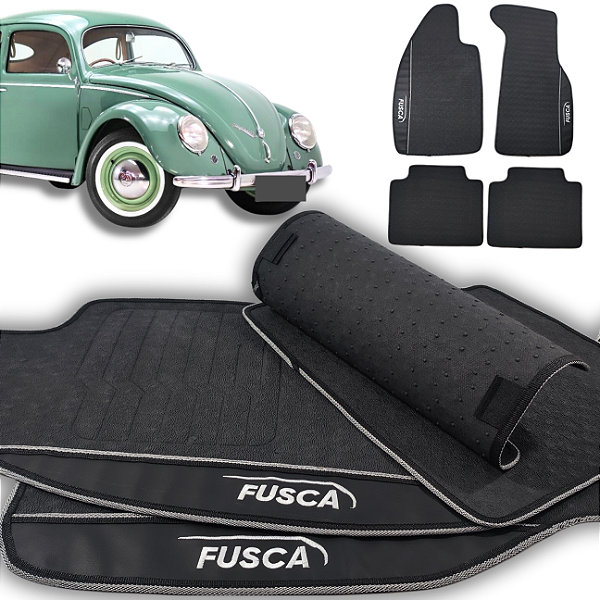 Tapete Fusca  - 4 peças - Linha Premium