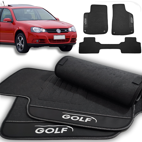 Tapete Golf 2012 a 2019 - 3 peças - Linha Premium