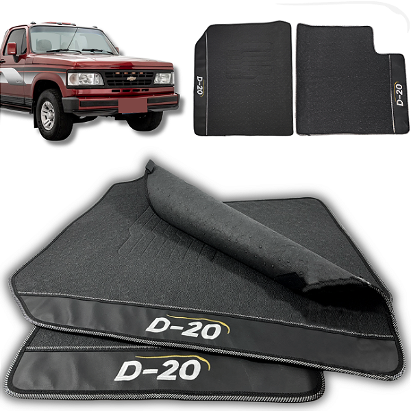 Tapete D20 1985 a 1997 - 2 peças - Linha Premium