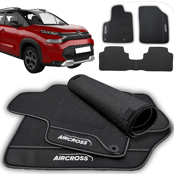 Tapete C3 Aircross 2010 a 2020 - 3 peças - Linha Premium