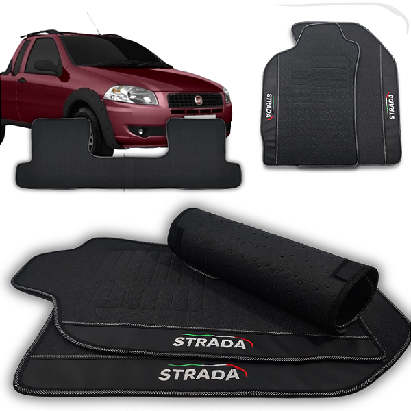 Tapete Strada Ce 1999 a 2012 - 3 peças - Linha Premium