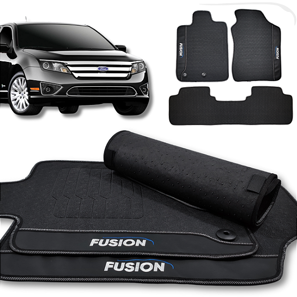 Tapete Fusion 2010 a 2012 - 3 peças - Linha Premium