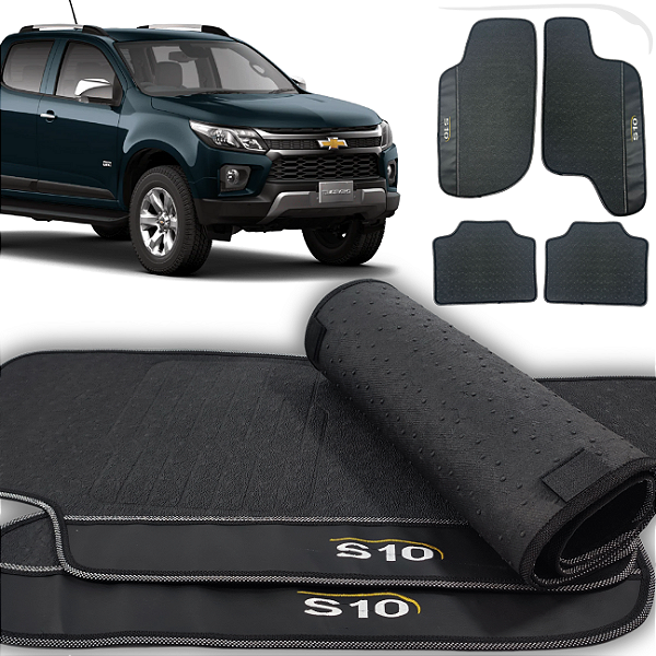 Tapete S10 1996 a 2011 - 4 peças - Linha Premium