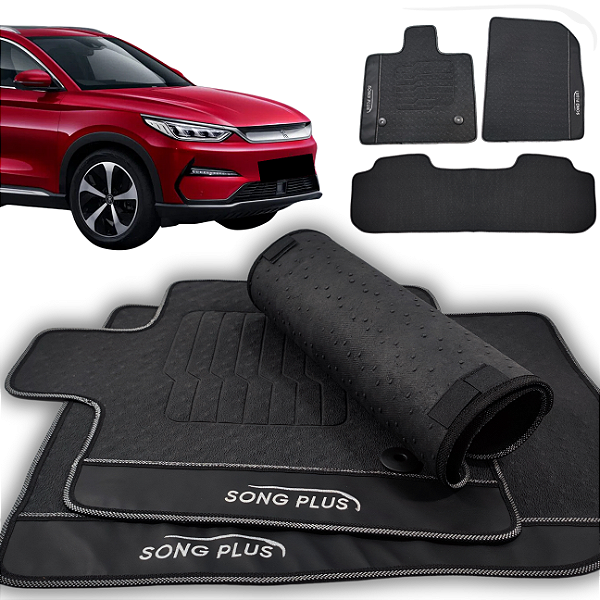 Tapete Byd Song Plus 2023 a 2025 - 3 peças - Linha Premium