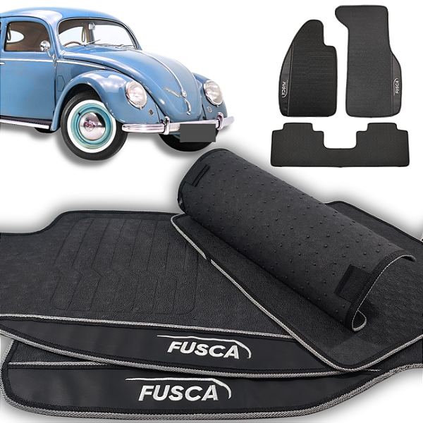 Tapete Fusca  - 3 peças - Linha Premium
