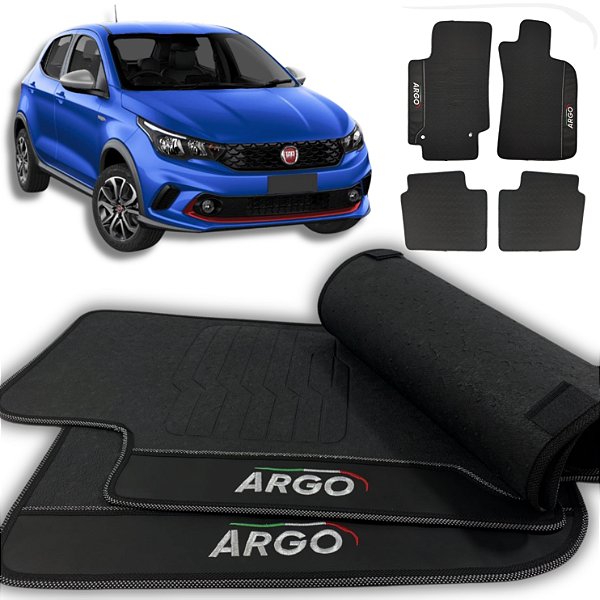 Tapete Argo 2017 a 2025 - 4 peças - Linha Premium