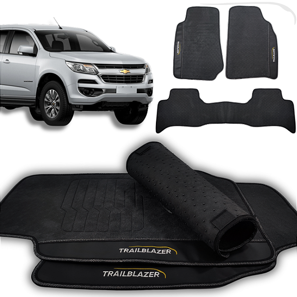 Tapete Trail Blazer 2016 a 2024- 3 peças - Linha Premium