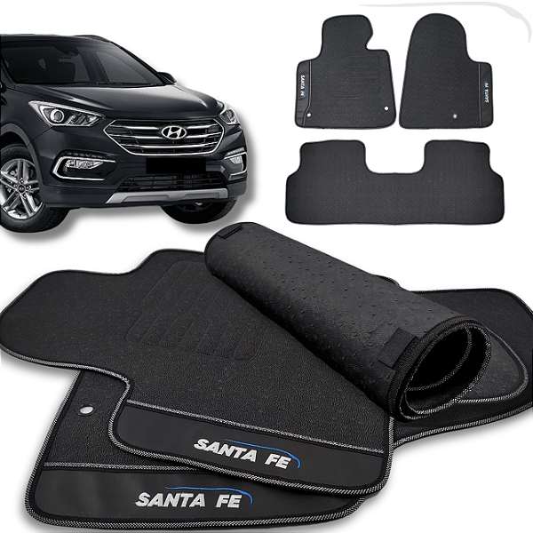 Tapete Santa Fe 2014 a 2021 - 3 peças - Linha Premium