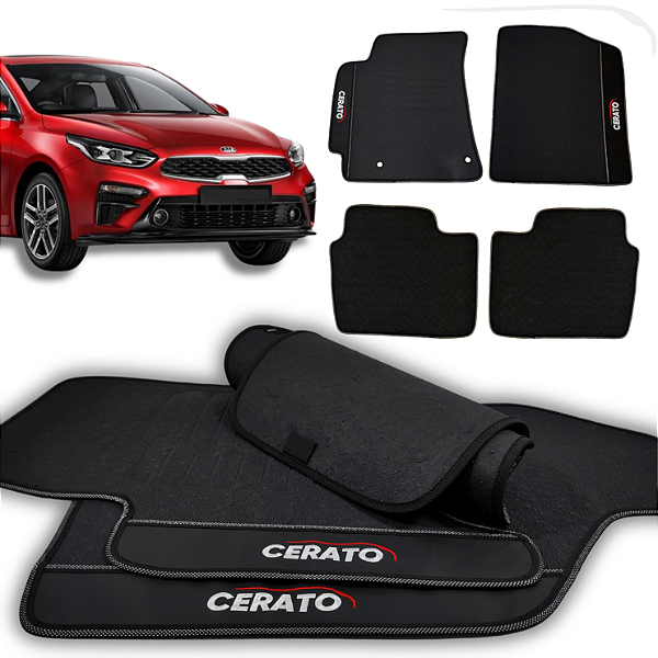Tapete Cerato 2020 a 2024 - 4 peças - Linha Premium