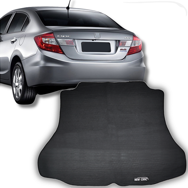 Tapete Porta Malas New Civic 2007 a 2024- 1 Peça - Linha Porta Malas