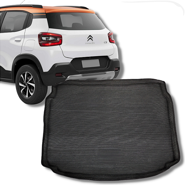 Tapete Bandeja para Porta Malas Citroen C3 2023 a 2025 - 1 Peça - Linha Bandeja Porta Malas