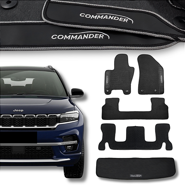 Kit de Tapetes para Commander - Internos + Porta Malas