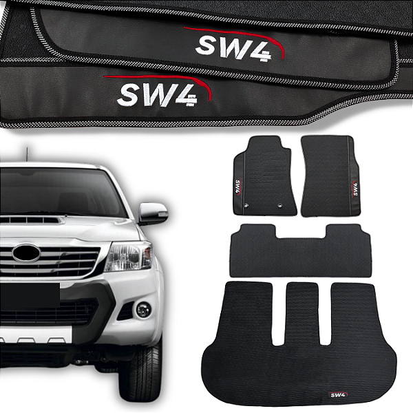 Kit de Tapetes para SW4 2016 a 2025 - Internos + Porta Malas