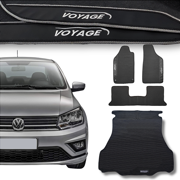 Kit de Tapetes para Voyage 2019 a 2024 - Internos + Porta Malas