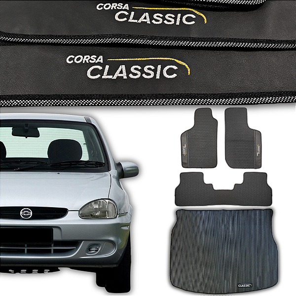 Kit de Tapetes para Corsa Classic - Internos + Porta Malas
