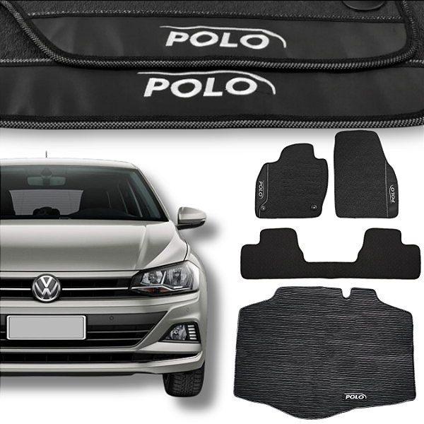 Kit de Tapetes para Polo 2018 a 2025 - Internos + Porta Malas