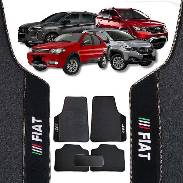 Tapete para Fiat na cor branca - Linha Universal