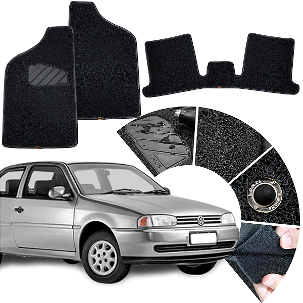 Tapete Capacho Vinílico Para Gol G2 VW 2000 a 2013