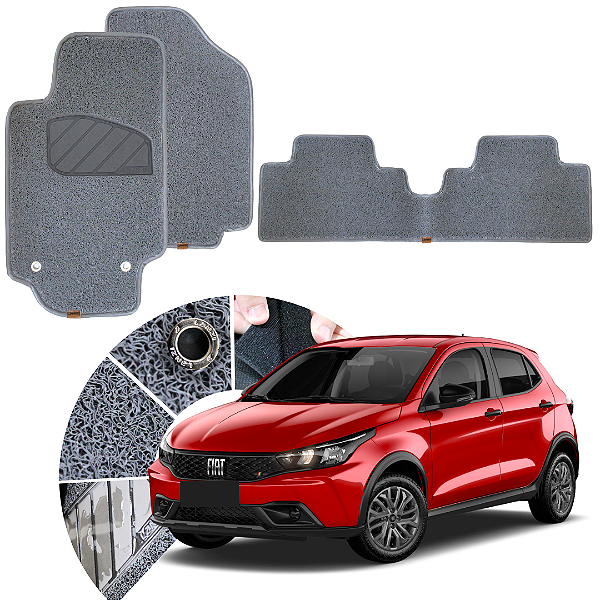 Tapete de Carro Para Fiat Argo drive e Trekking 2017 a 2026 Original Lanzi