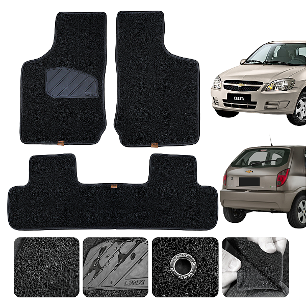 Tapete Capacho Para Carro Celta Life Spirit 2000 a 2016 Original Lanzi