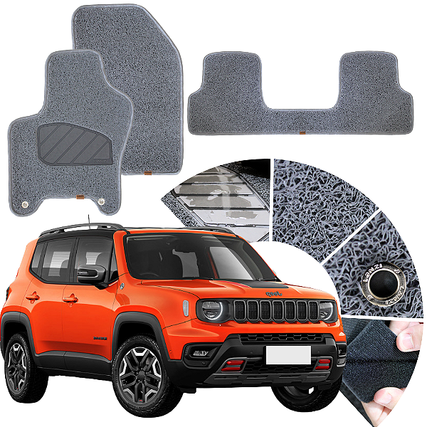 Tapete Capacho Renegade 2020 a 2025 Longitude Trailhawk Sport Sahara