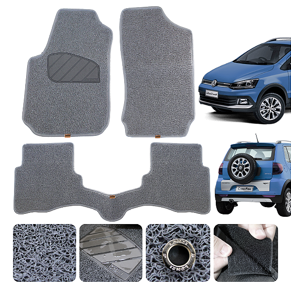 Tapete Automotivo Para Volks Crossfox 2004 a 2013 Original Lanzi