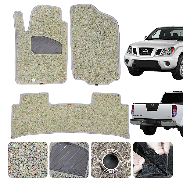 Tapete Automotivo Para Nissan Frontier 2013 a 2021 Original Lanzi