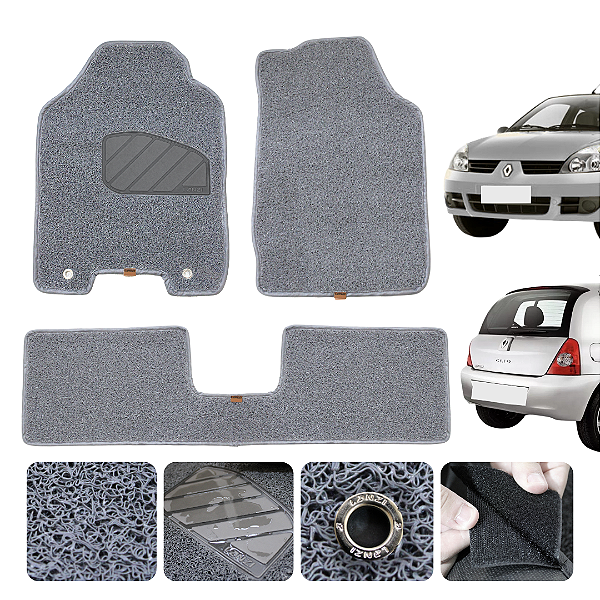 Tapete Automotivo Capacho Para Renault Clio 2012 a 2016 Original Lanzi